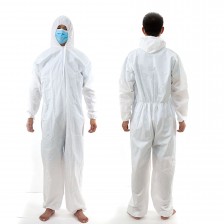 Economy Isolation Suit Protective Non-Woven Safety Gown "